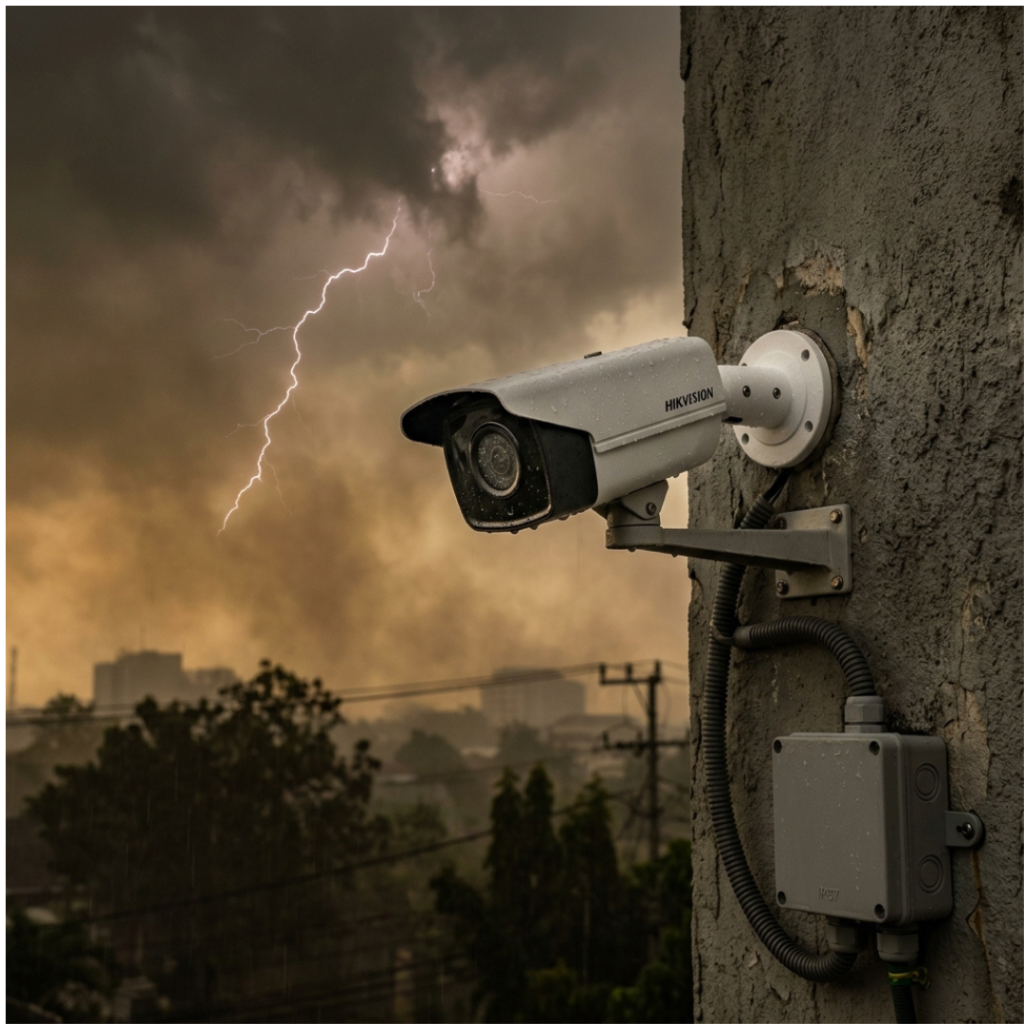 Central CCTV : 6 Cara Lindungi Kamera dari Petir dan Asap